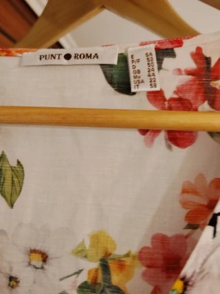 Blusa floral Punto Roma