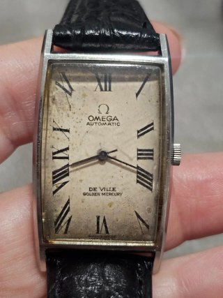 Omega De Ville Golden Mercury Tank Vintage