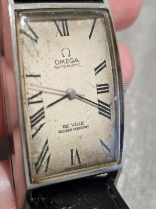 Omega De Ville Golden Mercury Tank Vintage