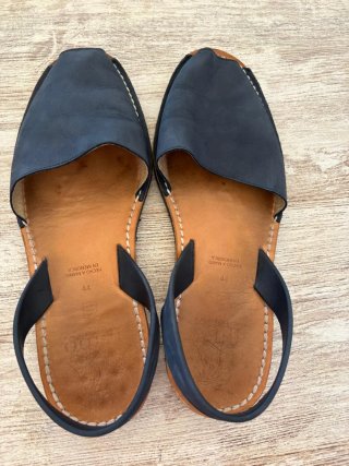 Abarcas (Menorquinas) marca Mibo Azul Talla 44