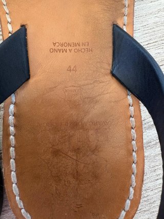 Abarcas (Menorquinas) marca Mibo Azul Talla 44