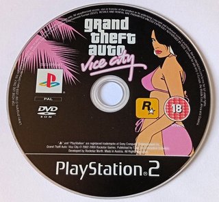 PS2 Grand Theft Auto Vice City - Solo Disco