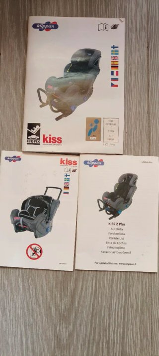 Silla de coche Klippan Kiss gris