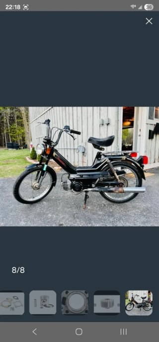 Cilindro Airsal 65cc Puch Maxi E50