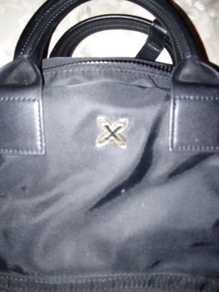 Mochila bolso tela negra