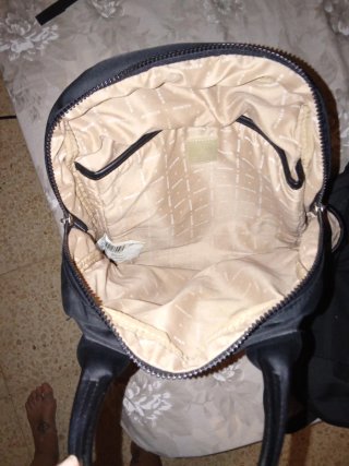 Mochila bolso tela negra