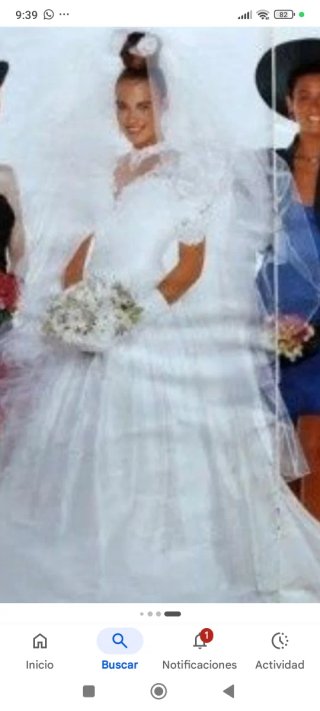 Vestido de novia blanco