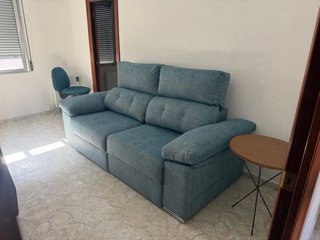 Sofá Cama Gris Azulado