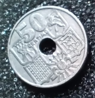 Moneda 50 céntimos Franco