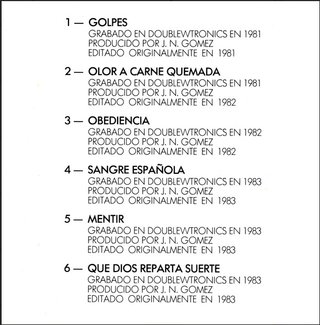 CD Gabinete Caligari - Los Singles