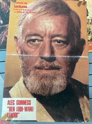 7 Posters STAR WARS de La Guerra de las Galaxias.