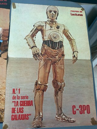7 Posters STAR WARS de La Guerra de las Galaxias.