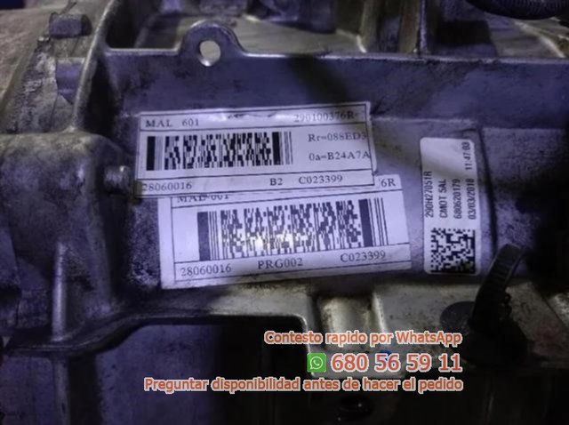 Rectp5665454 ra0003 motor smart forfour  Ref:68529