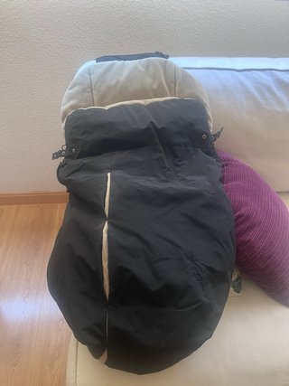 Saco Jane  Silla Bebé Invierno Negro/Beige