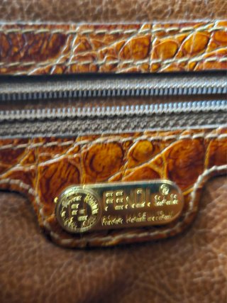 Bolso Fendi Bandolera vintage piel embossed Croco