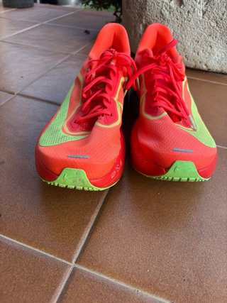 Zapatillas Nike Running Naranja y Verde