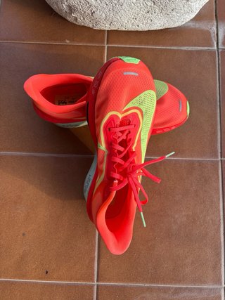 Zapatillas Nike Running Naranja y Verde