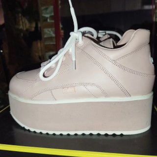 Zapatillas Buffalo Plataforma Rosas
