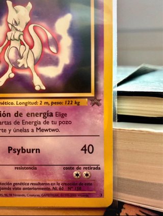Carta Pokémon Mewtwo 1999