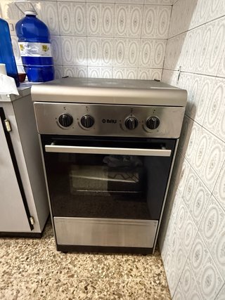 Cocina Gas Horno Eléctrico Bru