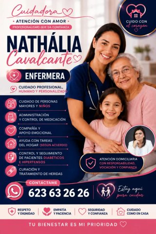 Cuidador de personas mayores | Enfermera Brasileña
