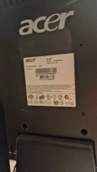 2 Pantallas de PC  1 Acer AL922 la otra DELL