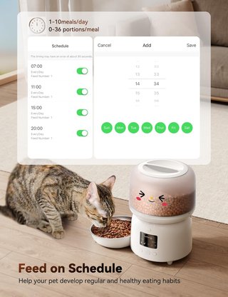 Comedero Automático para mascotas con Wifi