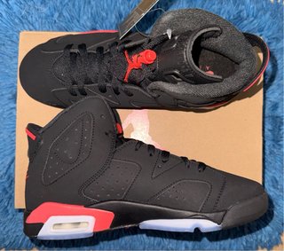 Air Jordan Retro 6 Negro Rojo