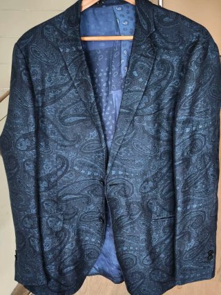 Blazer Etro Nero e Rosa