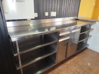 Mueble Cafetero/Bar Acero Inoxidable