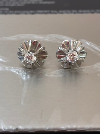 Pendientes Oro 18k 1.03 Ct Diamantes Naturales