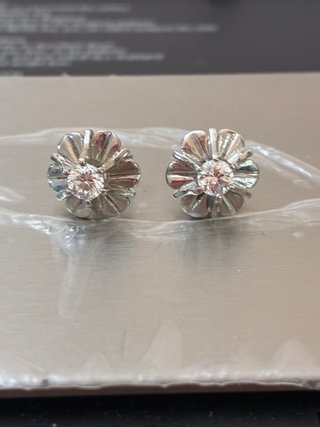 Pendientes Oro 18k 1.03 Ct Diamantes Naturales