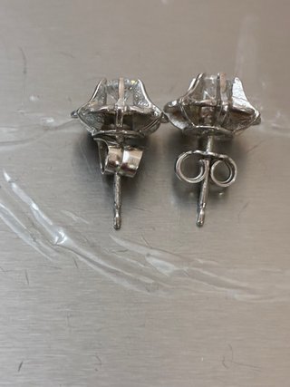 Pendientes Oro 18k 1.03 Ct Diamantes Naturales