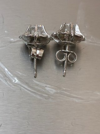 Pendientes Oro 18k 1.03 Ct Diamantes Naturales