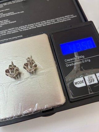 Pendientes Oro 18k 1.03 Ct Diamantes Naturales
