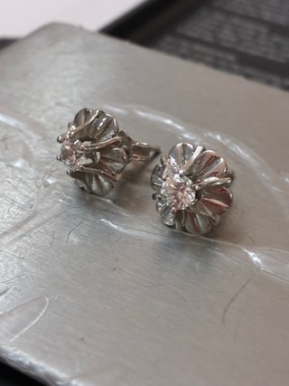Pendientes Oro 18k 1.03 Ct Diamantes Naturales