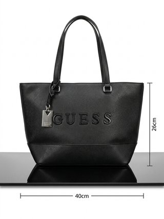 Bolso Tote Guess Negro Original Nuevo
