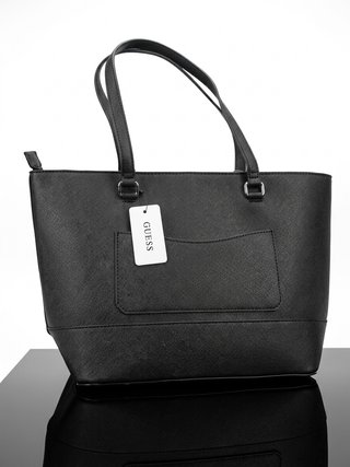 Bolso Tote Guess Negro Original Nuevo