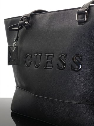 Bolso Tote Guess Negro Original Nuevo