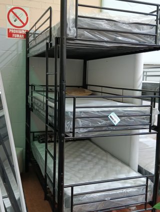 Litera triple de metal blanca OFERTA!!