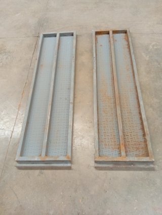 Rampas metálicas para remolque o furgoneta