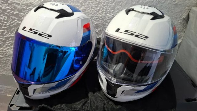 Casco integral LS2 talla L visera clara