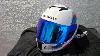 Casco integral LS2 talla L visera clara