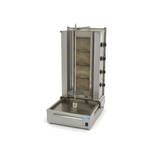 Griglia Kebab - 4 Bruciatori - 70kg di Carne - Gas