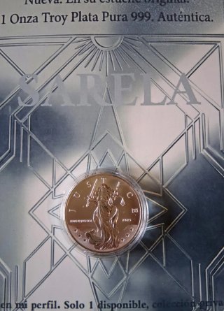 Onza Bullion Plata Lady Justice. 2025