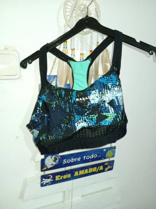 Top deportivo mujer Nabaiji multicolor