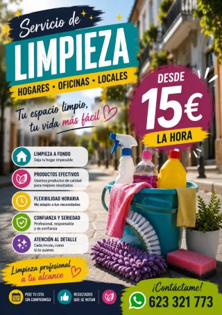 Limpiadora en Barcelona y alrededores