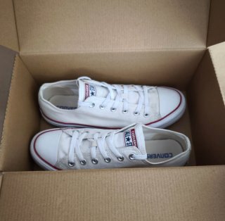 Zapatillas Converse All Star Ox Blancas Talla 41.5