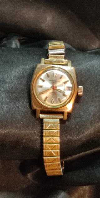 Reloj Candymatic Swiss 25 Rubíes chapado oro