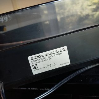 Giradischi Sony PS-LX45 Nero